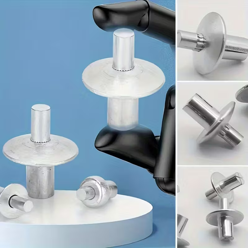 Furniture Hardware Fixing Screws - Round Head Aluminum Rivets Fasteners Expansion