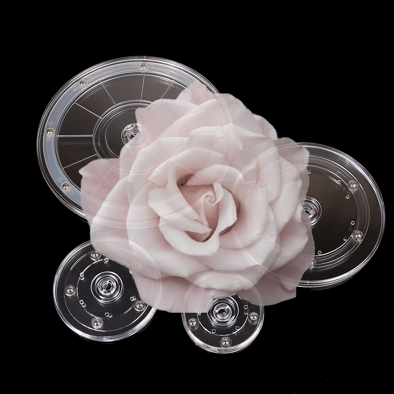 Furniture Hardware Display - Popular Turntable Transparent Acrylic 360 Rotating