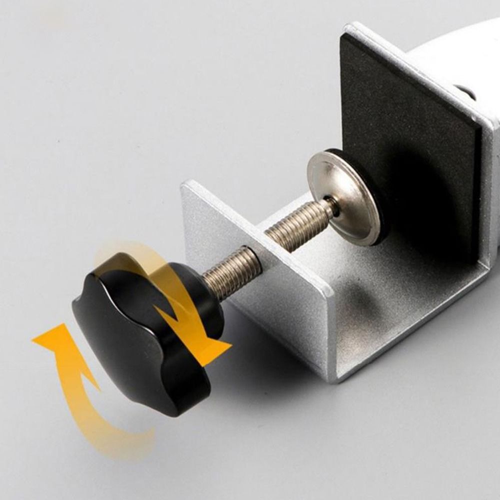 Office Furniture Hardware - Aluminum Alloy Office Desk Baffle Clip
