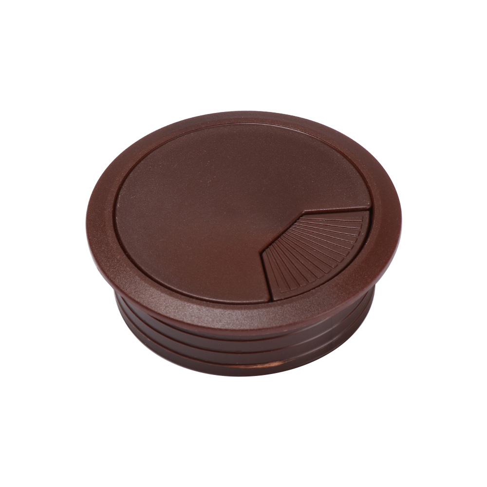 Office Furniture Hardware - Round ABS Furniture Hardware Desk Computer
