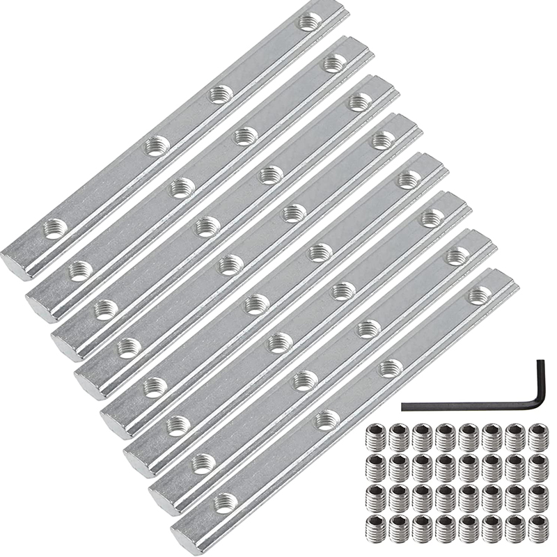 Corner Bracket Angle - 8pcs 2020 180 Degree carbon steel