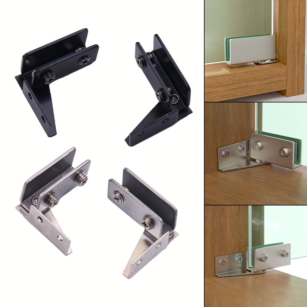 2PCS Non-Porous Glass Door Hin - Furniture Hardware Display review and price