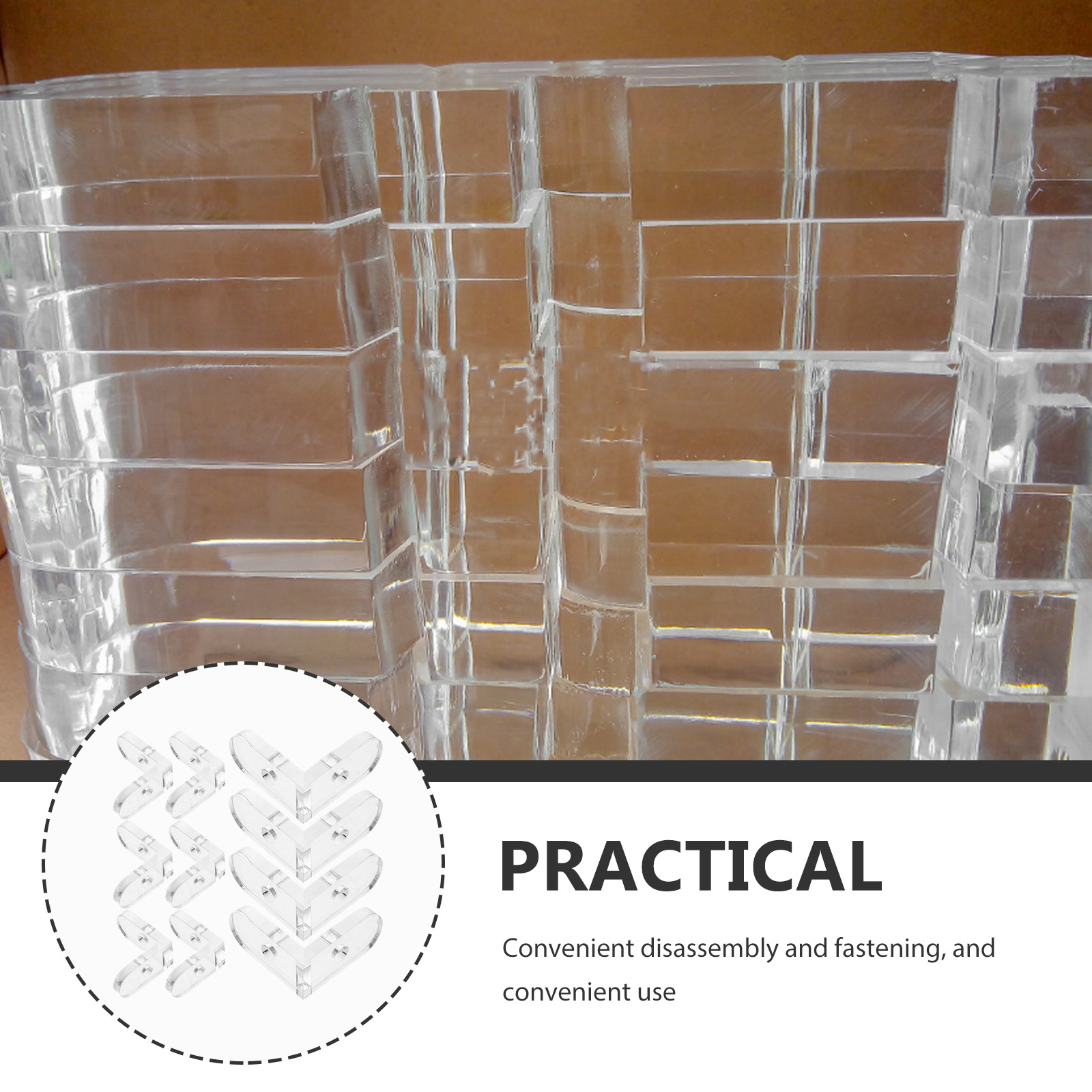 15pcs Transparent Angle Braces - Corner Bracket Angle review and price