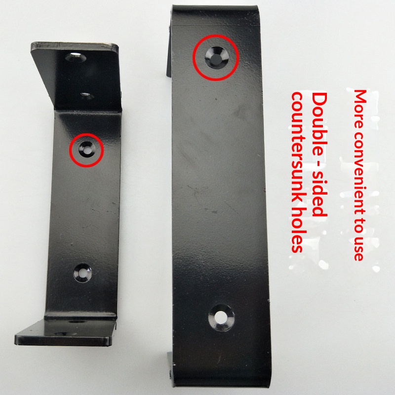 1PCS Black U-shaped Wall-mount - Corner Bracket Angle review and price