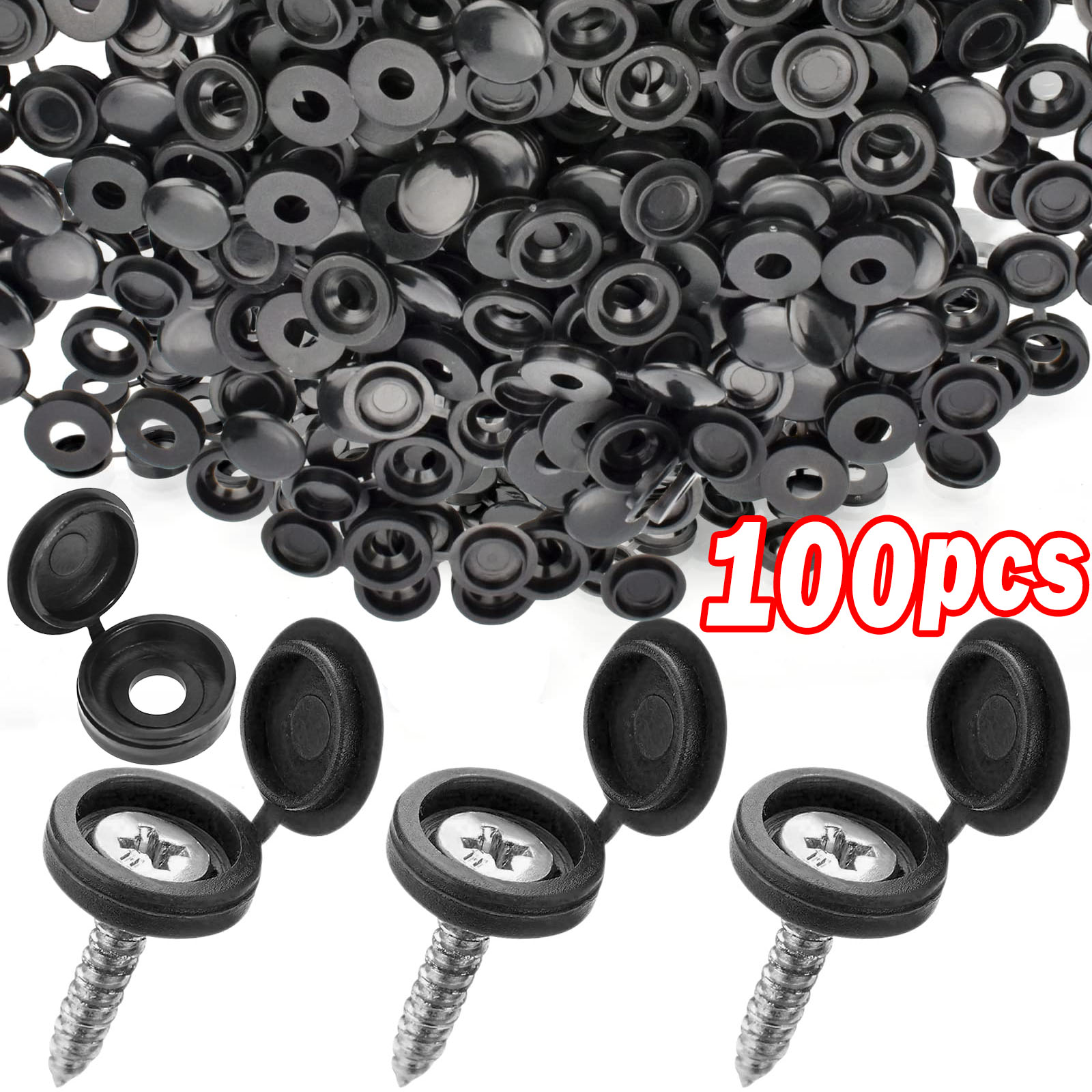 5/100PCS Hinged Plastic Screw  - Furniture Hardware Hinges review and price