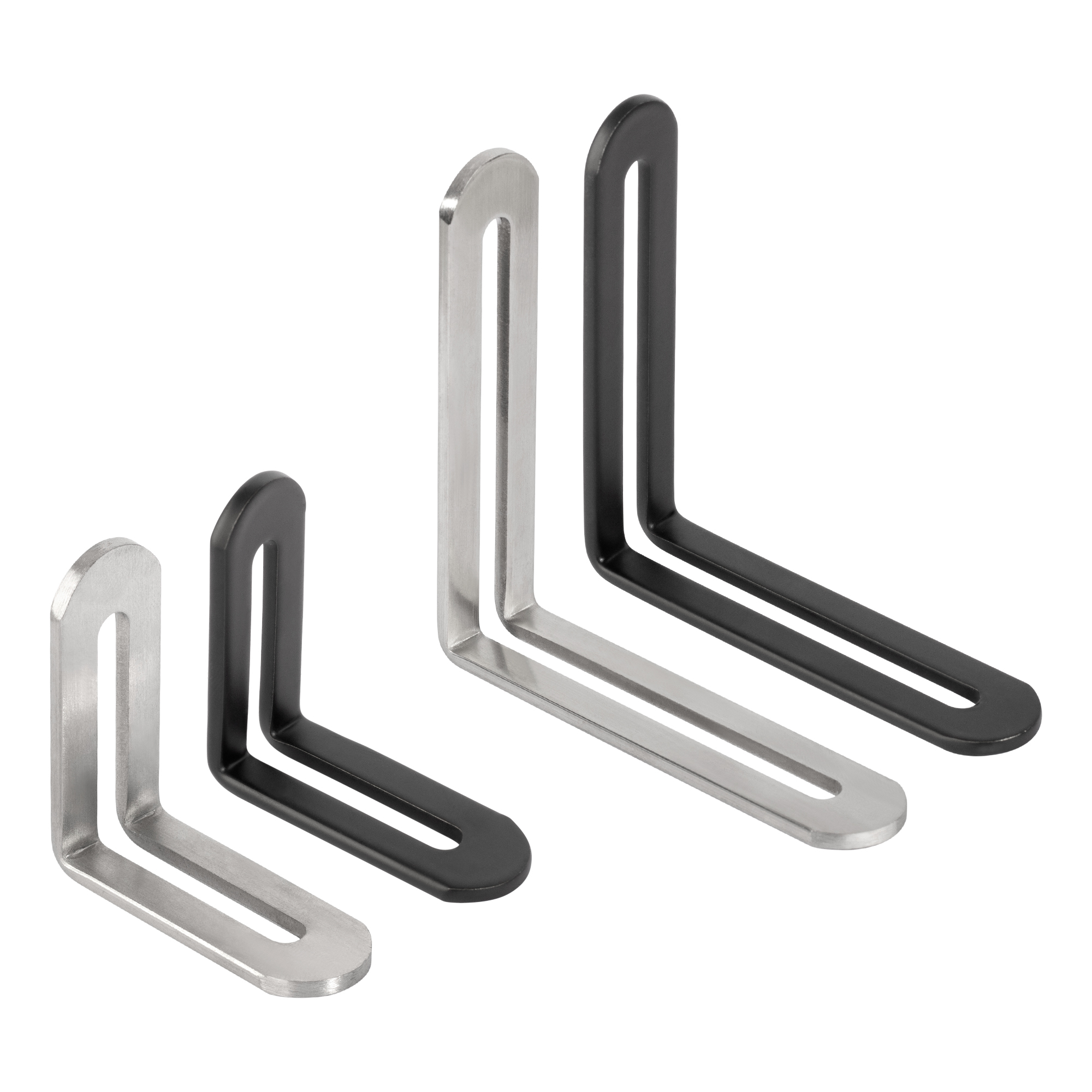 2pcs Corner Brackets Stainless - Furniture Hardware Fixing Screws review and price