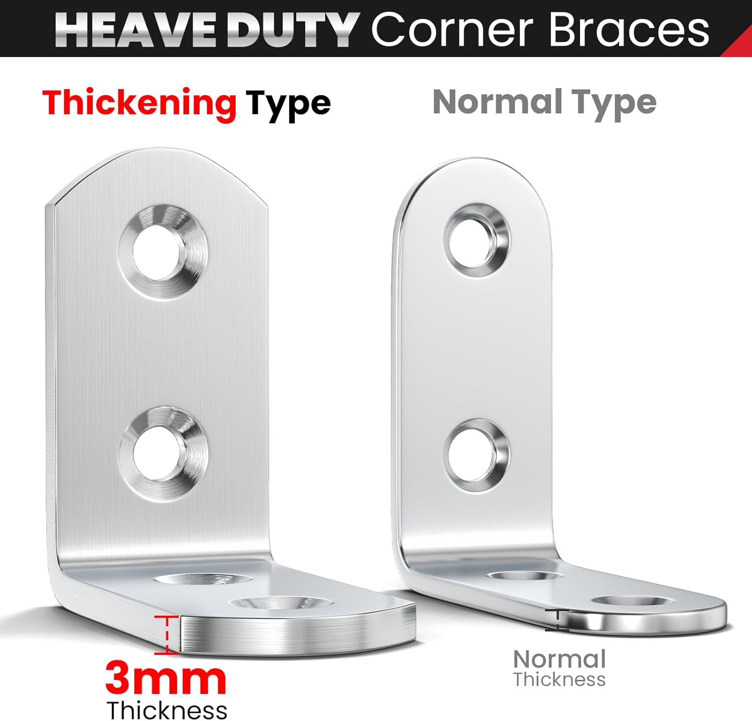 8-Pack Heavy Duty Corner Brace - Corner Bracket Angle review and price