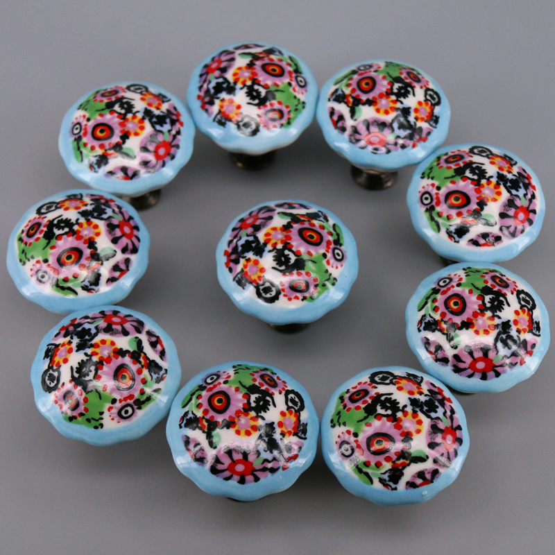 10PCS Colored Ceramic Knobs Un - Unique Furniture Hardware review and price