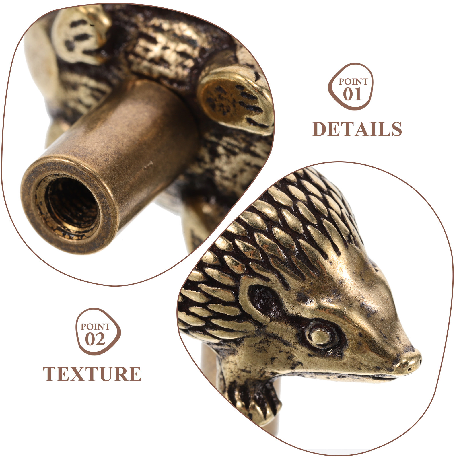 Brass Door Handle Vintage Deco - Unique Furniture Hardware review and price