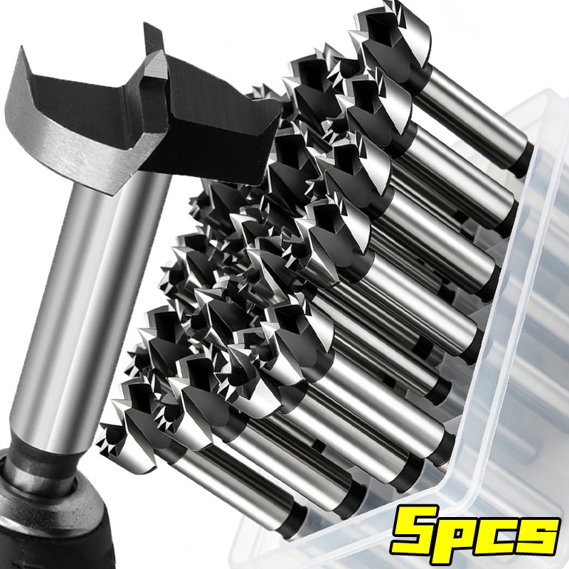 1/5pcs Steel Forstner Drill Bi - Furniture Hardware Hinges review and price