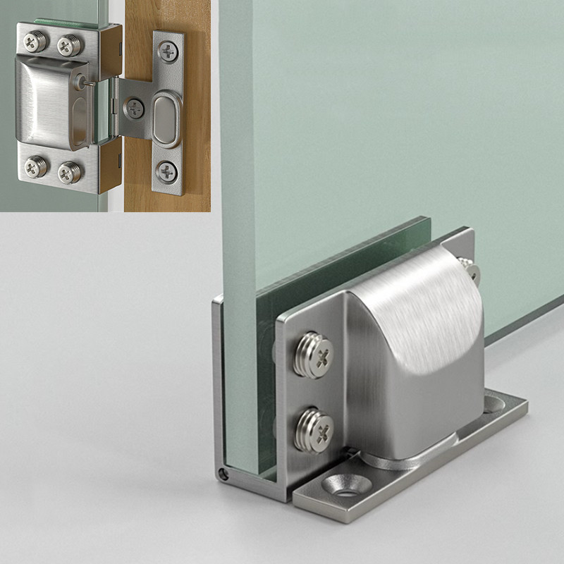 Non-perforated Glass Hinges Hi - Furniture Hardware Display review and price