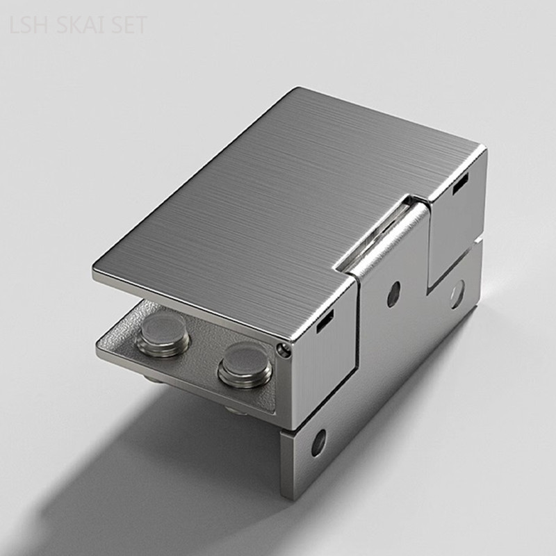 Non-perforated Glass Hinges Hi - Furniture Hardware Display review and price