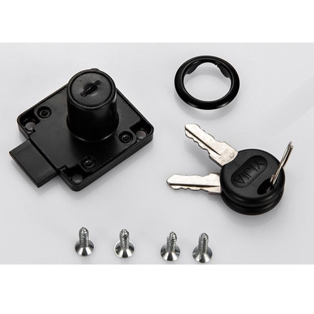 2x Drawer Locks with 2 Lock Ke - Office Furniture Hardware review and price