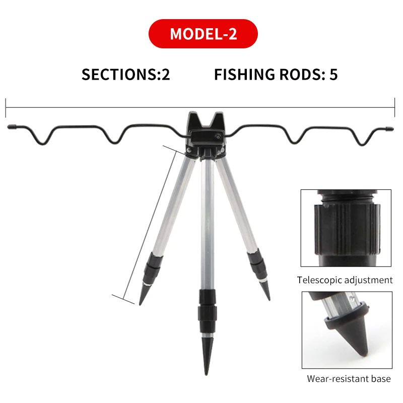 3-Fold Telescopic Fishing Rod  - Corner Bracket Angle review and price