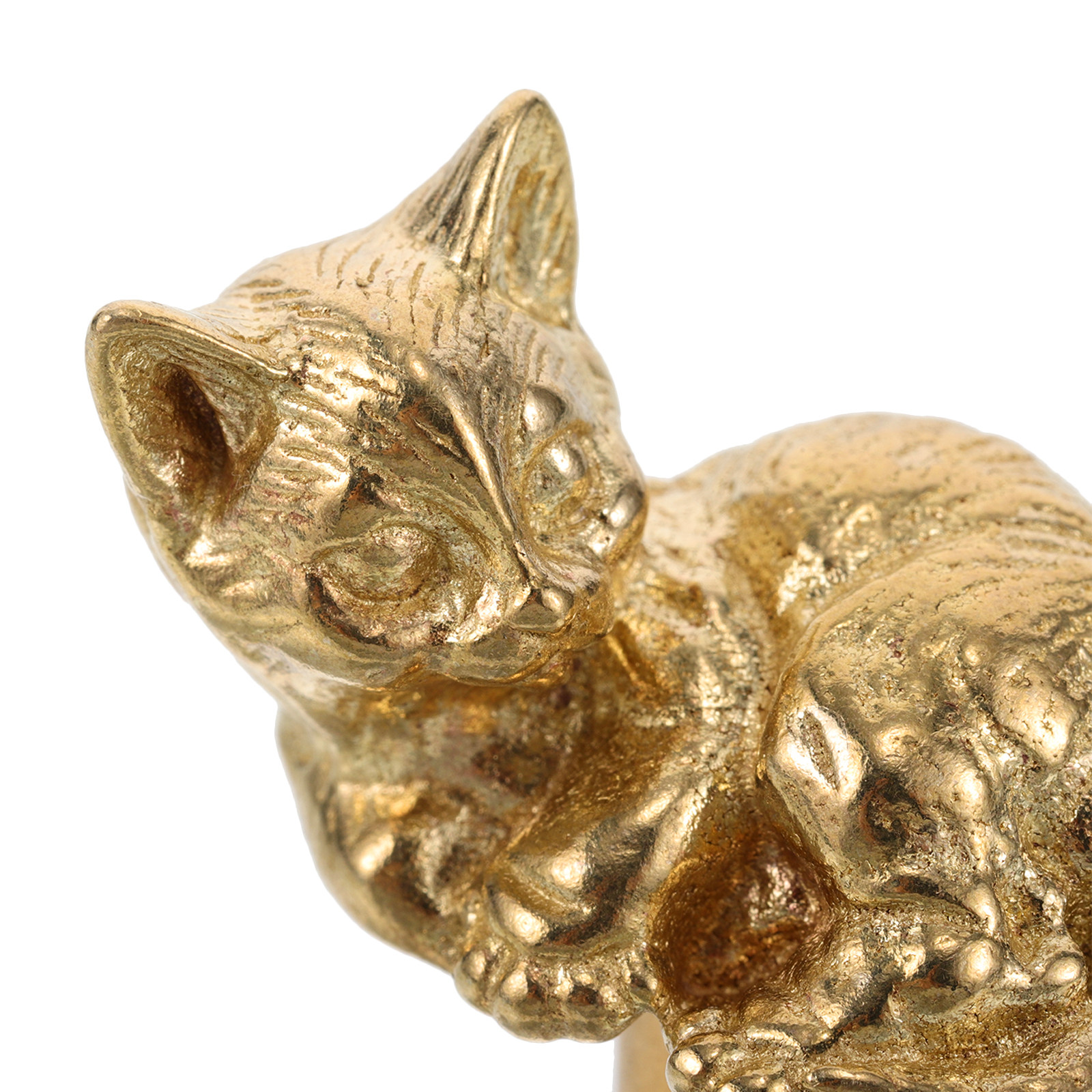 Cat Brass Door Handle Unique D - Unique Furniture Hardware review and price