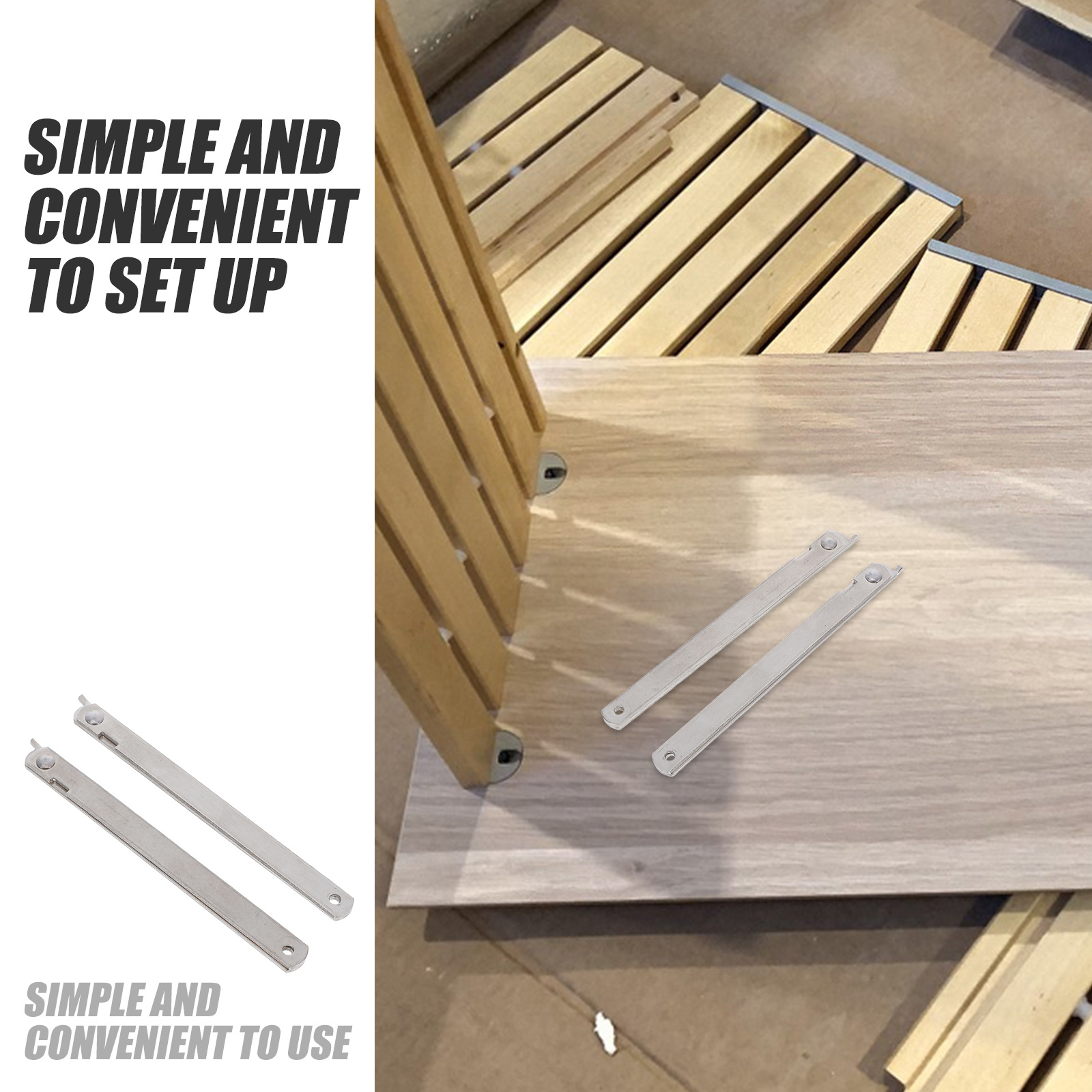 2Pcs Stainless Steel Folding T - Office Furniture Hardware review and price