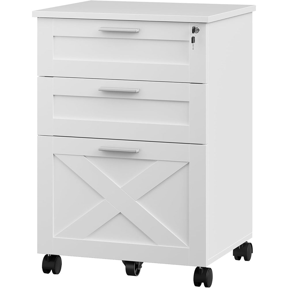 3-Drawer Rolling File Cabinet  - Office Furniture Hardware review and price
