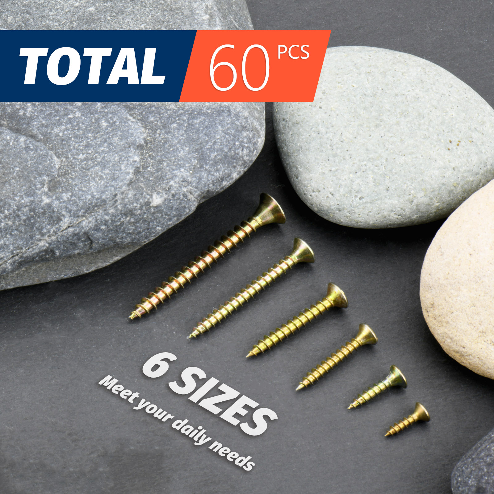 High Hardness Wood Screws Kit  - Furniture Hardware Fixing Screws review and price