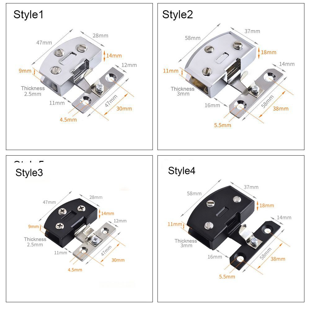 Glass cabinet door hinge cabin - Furniture Hardware Display review and price