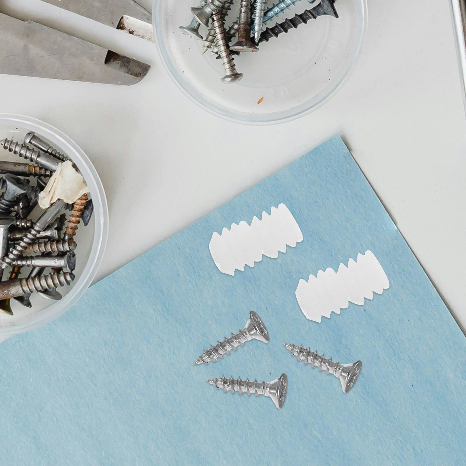 200Pcs Plastic Cabinet Hinge D - Furniture Hardware Fixing Screws review and price
