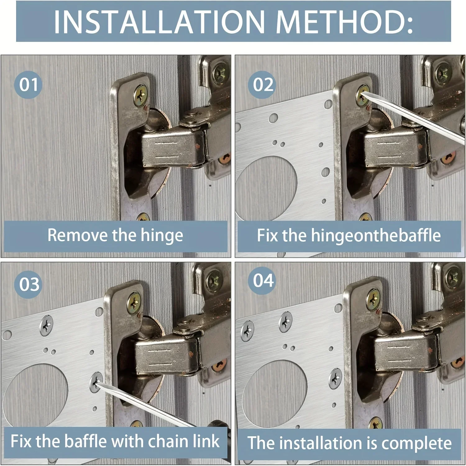 4-piece cabinet hinge repair p - Furniture Hardware Fixing Screws review and price