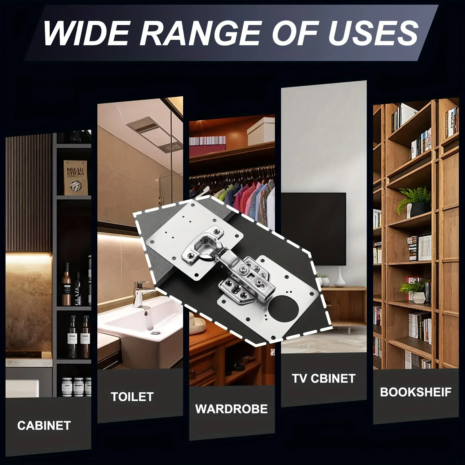 4-piece cabinet hinge repair p - Furniture Hardware Fixing Screws review and price