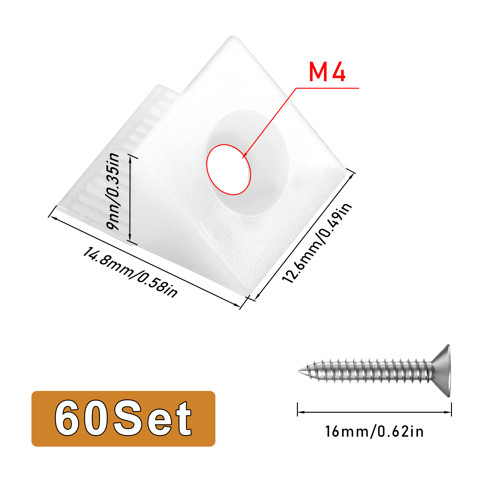 60set Repair Fixing Drawer Che - Furniture Hardware Fixing Screws review and price