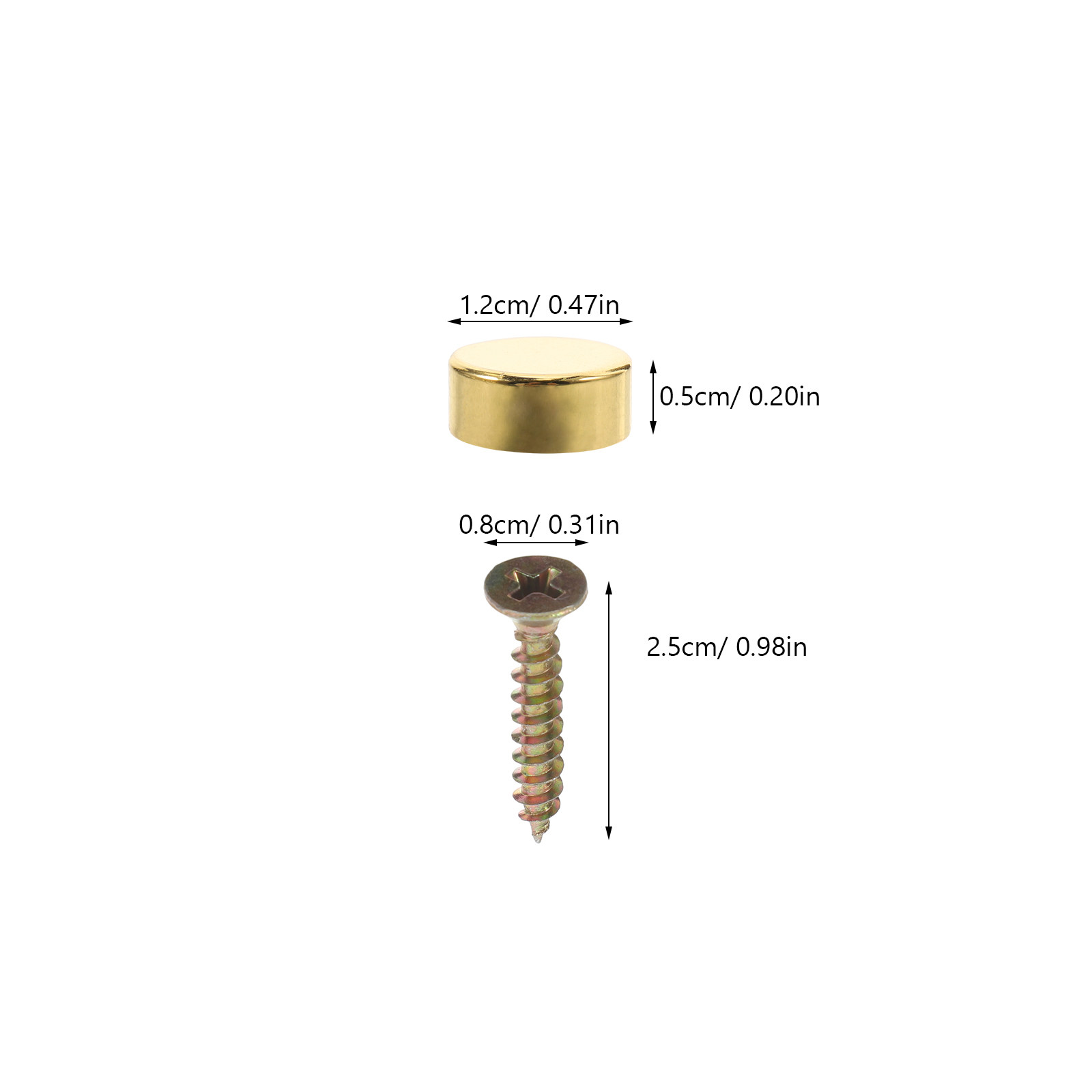 12Sets Decorative Screw Covers - Furniture Hardware Fixing Screws review and price