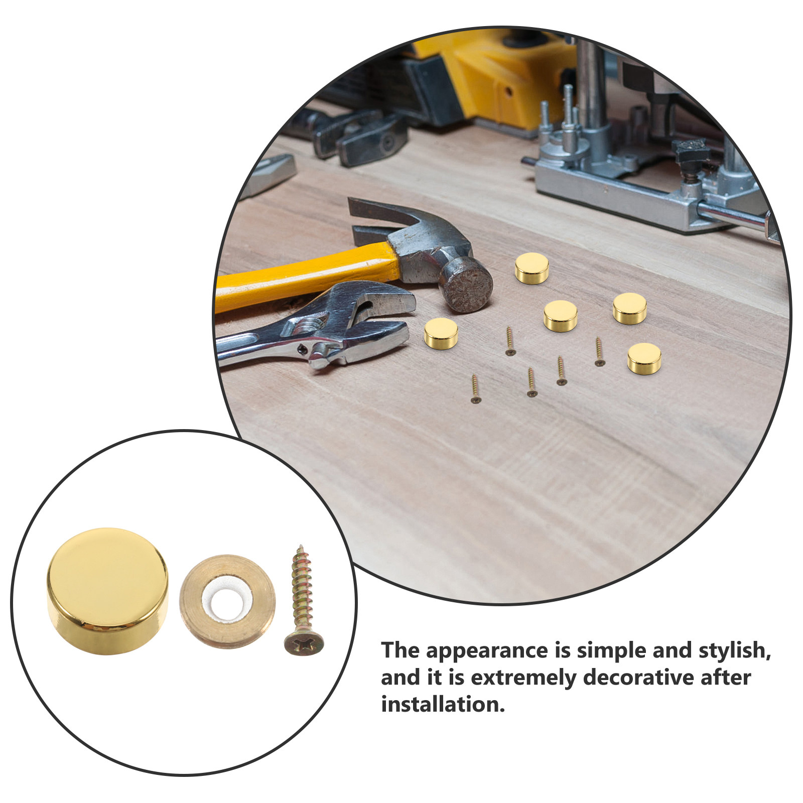 12Sets Decorative Screw Covers - Furniture Hardware Fixing Screws review and price