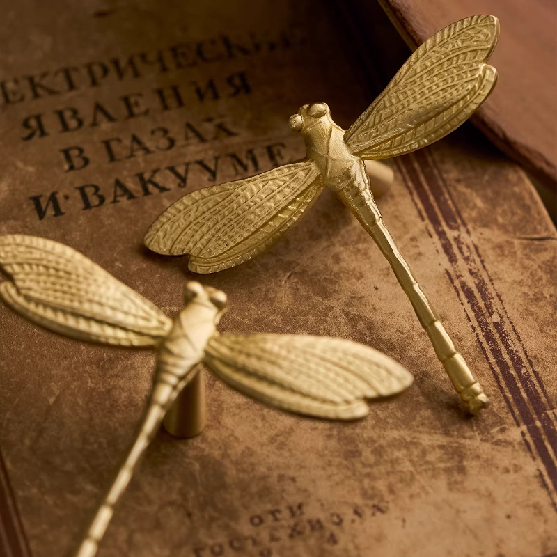French Dragonfly Brass Cabinet - Unique Furniture Hardware review and price